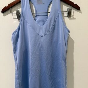 Lucky in Love Sky Blue Racerback Tank